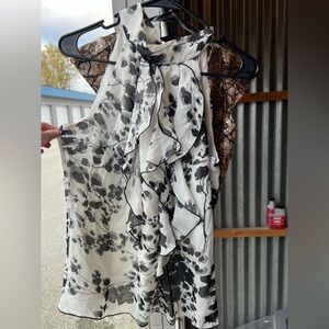 Floral Ruffle Blouse